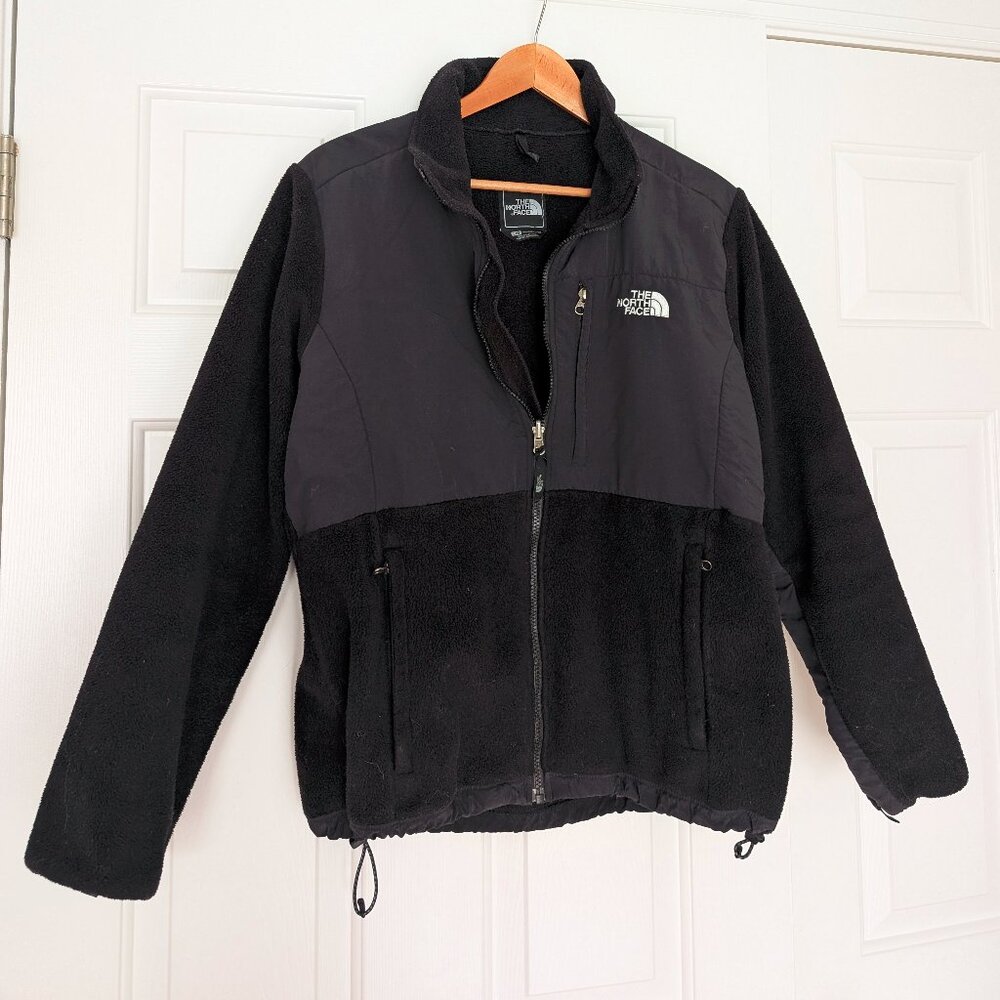 North Face Denali black fleece zip up jacket